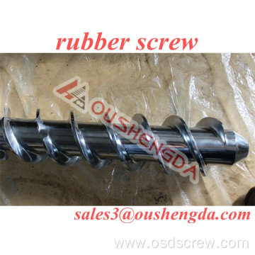 twin screw hot feed rubber extruder screw ZHOUSHAN MANUFACTURER COLMONOY Stellite BIMETALLIC